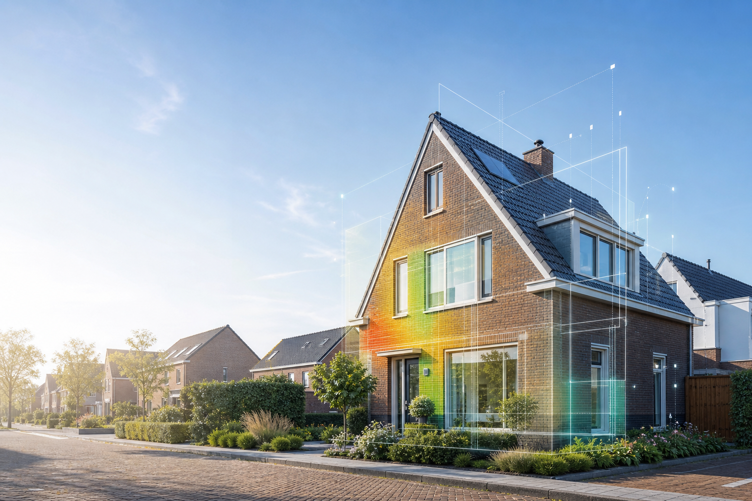 Voorbeeldwoning in de Casa360-woningscan
